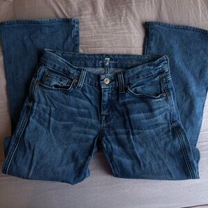 7 For All Mankind Blue Women's Jeans